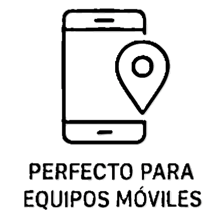 Perfecto para equipos móviles